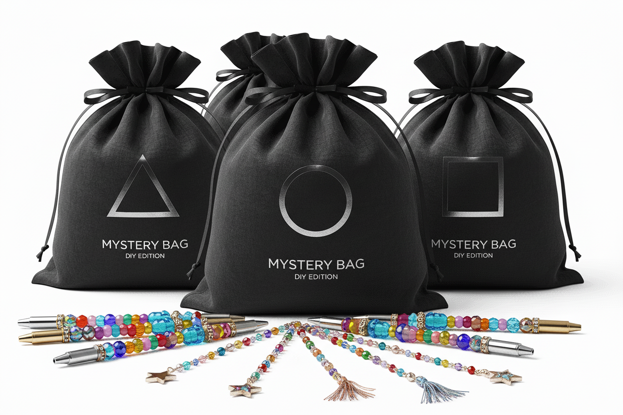 Mystery DIY Bag – Pen, Sleutelhanger, Boekenlegger & Telefooncharm - Jessentials