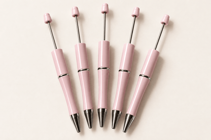 Roze beadable pen van Jessentials met kralen