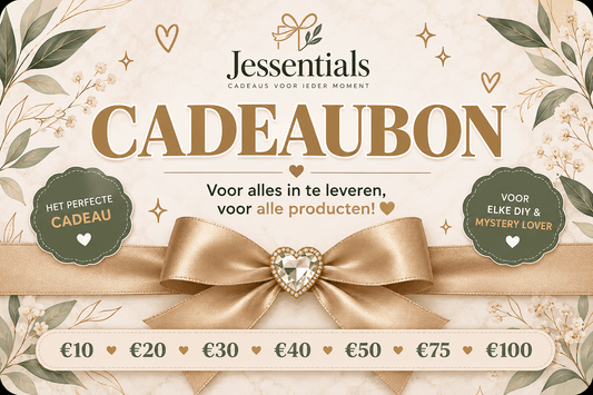 Jessentials Cadeaubon – Het Perfecte Cadeau Voor DIY, Kralen & Mystery Lovers - Jessentials
