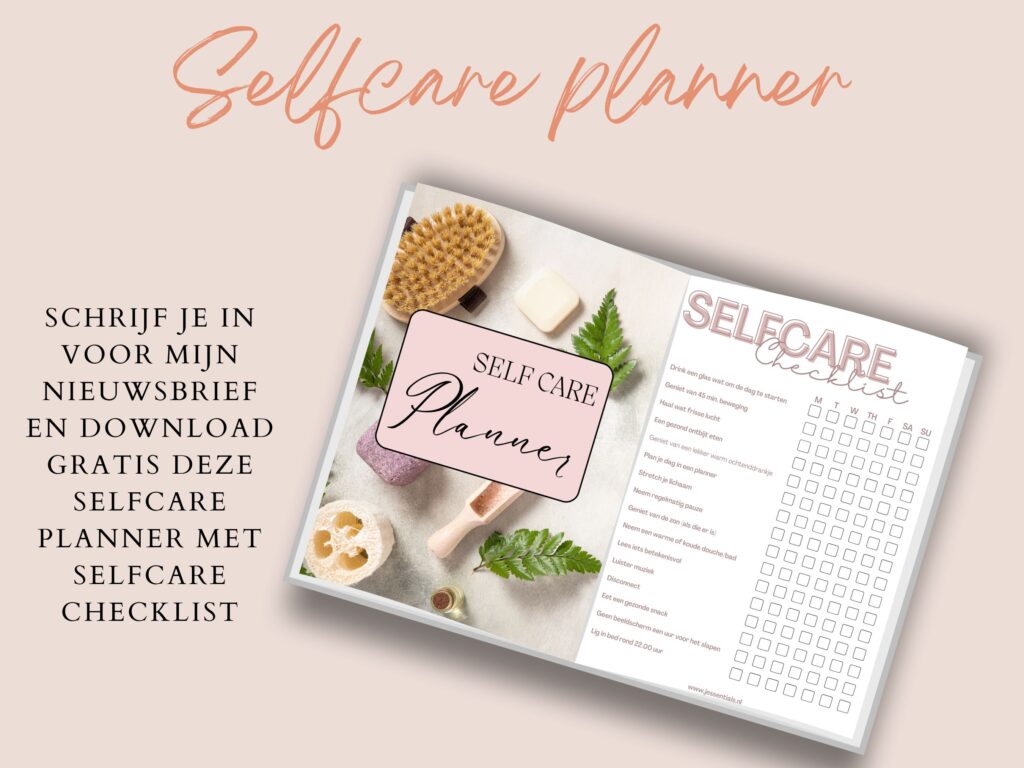 Selfcare planner en selfcare checklist